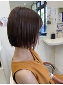 切りっぱなしボブ
