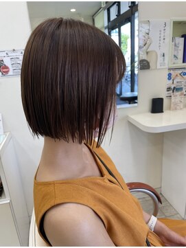 アグリエイブル(hair Agreeable) 切りっぱなしボブ
