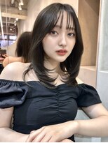 グロー 大宮(GLROW)&nbsp;韓国大宮顔周り髪質改善レイヤー前髪カットくびれ韓国風韓国ヘア