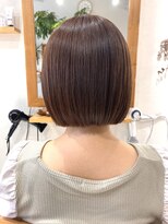 リリィ ヘアデザイン(LiLy hair design)&nbsp;Lilyショート/顎下切りっぱなしボブ ラベンダーアッシュ