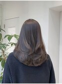 ミディアム~セミロングのワンカールレイヤー