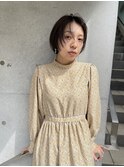 【TALO】オリーブカラー×デザインボブ