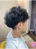 【men's】ツーブロ×パーマ