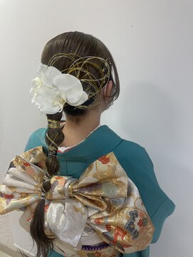 ケンジ 平塚ラスカ店(KENJE) 着物アレンジ/タイトアレンジ/成人式ヘア/袴ヘア