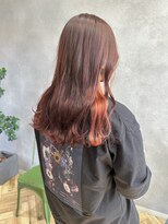グローバルヘアー バランス(global hair BALANCE)&nbsp;10代20代/イヤリングカラー/オレンジ