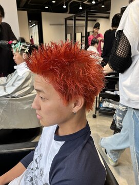 メンズサロン ゴールド 名古屋(GOALD) ダブルカラーで作るスパイキーショート