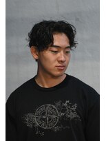 スレイ 西宮(SLAY)&nbsp;波巻きハイライトアップバングツーブロックマッシュ