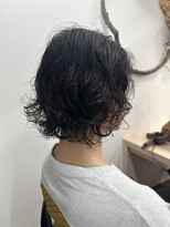 サロンドジョー(salon de joe) ツイストスパイラルパーマメンズマッシュ刈り上げ 奥東巧真