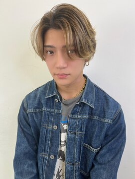 イオエ 心斎橋(ioe) メンズバレイヤージュ【メンズハイライト,メッシュ,韓国】