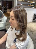 30代40代50代白髪ぼかしハイライト/ベージュ
