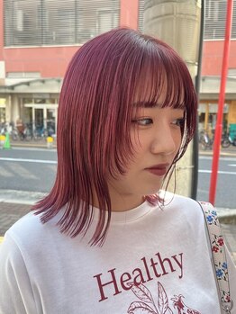 シエル(Le ciel)の写真/顔周りのレイヤーカットで女性らしさと小顔魅せも◎印象を変える顔周りカットも実力派stylistにおまかせ☆