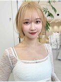 イメチェン前髪小顔ボブ_銀座
