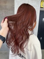 テトヘアー(teto hair)&nbsp;ブリーチなしレッドオレンジ