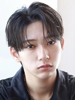 ニュアンスパーマセンターパートコンマバング韓国フェザーパーマ