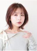 イメチェンメルティーカラー 小顔似合わせボブ ナチュラルボブ