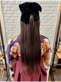 袴×ヘアアレンジ