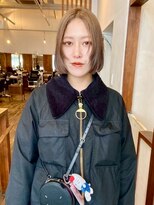 モク 大阪梅田店(MOK)&nbsp;【顔まわりレイヤー】ハイトーンミニボブ