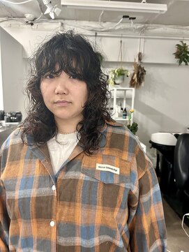 キャスト(cast) 【大きめくるくるパーマ】マッシュウルフ