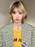 【ケアブリーチでダブルカラー】ケアブリーチ+透明感カラー+クイックTR￥13200