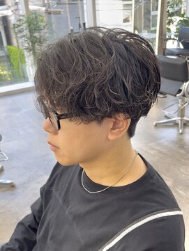 フィフス 仙台(fifth) 仙台シャドウパーママッシュウルフニュアンスパーマ毛流れ緩め◇