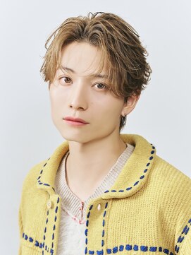 オーシャントーキョー 原宿(OCEAN TOKYO) ニュアンスパーマフェザーパーマコンマバングセンターパート