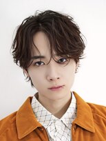 オーシャントーキョー 心斎橋(OCEAN TOKYO WEST) フェザーパーマラウンドマッシュセンターパートウルフ