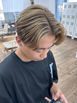 ユイマァルスロウ(YUIMARL SLOW) メンズバレイヤージュ×メンズブリーチ