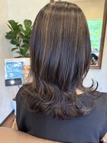 ラ ブリエ 成田公津の杜(La briller)&nbsp;くびれヘア/アプリコットオレンジ/ハイライトカラー/公津の杜