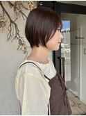 ショートボブハイライトレイヤーカットヘアセット/鹿児島/天文館