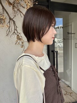 ディレクト(Direct) ショートボブハイライトレイヤーカットヘアセット/鹿児島/天文館