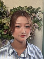 ヘアーズ ラブリージョブリー(hair's Lovely Jubbly) 【前田】オレンジメイク