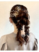 ビーヘア 大橋店(B hair) 編みおろしアップ