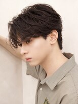 ルーシー 川越(LUCEY)&nbsp;センターパートフェザーパーマシャドウパーマメンズパーマ