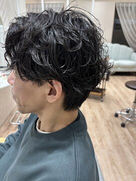 メンズシャドウパーマ