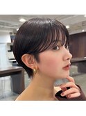 コンパクトショートカット丸みショートくびれショートボブ表参道