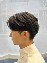 ビューバイネオリーブ 用賀店(Beau'r by neolive)&nbsp;フェザーパーマ刈り上げセンターパート波巻きツイストスパイラル