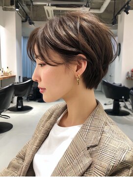 ハート 新子安店(HEART) 着物ヘア/ダークアッシュ/ミディアムレイヤーカット/新子安