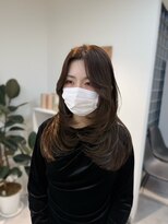 ザシェノンウメダ(THA CHAINON UMEDA) 着物ヘア/大人ガーリー/ダークアッシュ/似合わせカット/心斎橋