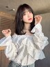 【大嶽指名限定】韓国風顔まわりカット+生カラー+1stepTR