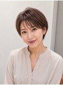 ボリューム悩み解決◎ふんわり丸みショート