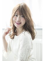ミエル ヘア 新宿(miel hair)&nbsp;【miel hair新宿本店】ふんわり外国人風ミディ