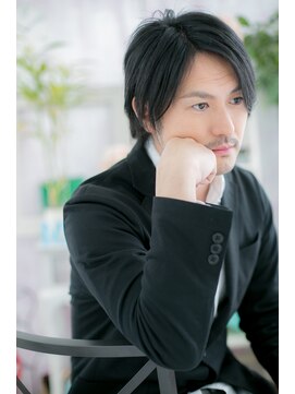 ヘアアンドビューティー ミック(Hair & Beauty miq) 大人ダンディ・アシンメトリーショートb