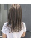 サロンスタイル13ハイライト×ホワイトアッシュ