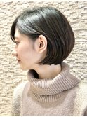 手入れが簡単なショートボブ 箱崎 貴彦