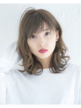 ロンド シャルム 吉祥寺(Lond charme) ロンド【千田大地】アッシュブラウンひし形レイヤーミディ0404