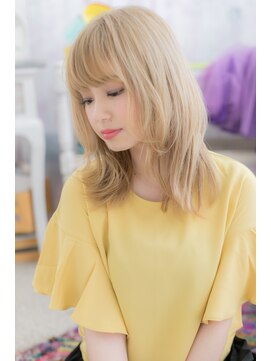 ヘアアンドビューティー ミック(Hair & Beauty miq) ハイトーンベージュ髪質改善カットカラーブリーチTOKIO阿佐ヶ谷