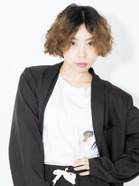 デイジー インデックスヘア 大島店(DAISY index hair)&nbsp;涼しげヘア　Aラインボブ　ウェーブパーマ女子 前髪なしショート