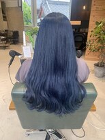 イル(ill)&nbsp;ブルーカラー　ロング　ネイビーブルー