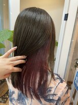 ヘアーリビングリコ 新潟笹口店(hair living Liko)&nbsp;Khaki brown×  Purple led