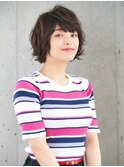 外ハネショートボブ［御影/御影駅/阪神御影駅］